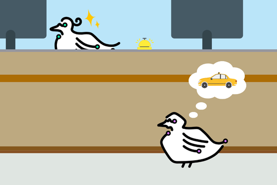 オリジナル例文"Can I ask you a question?"