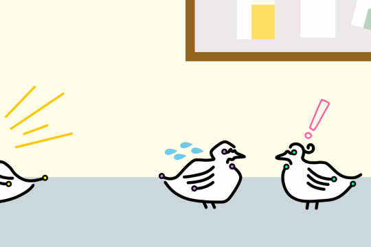 オリジナル例文"get in there"