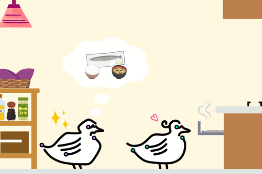 オリジナル例文"in season"