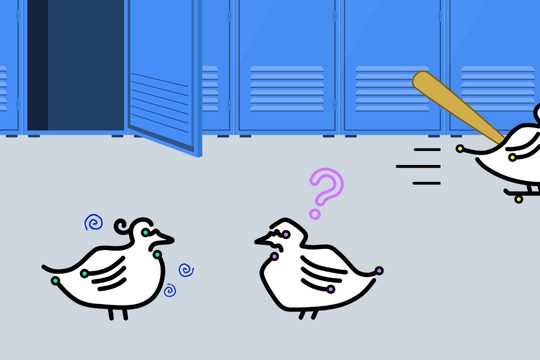 オリジナル例文"So what?"