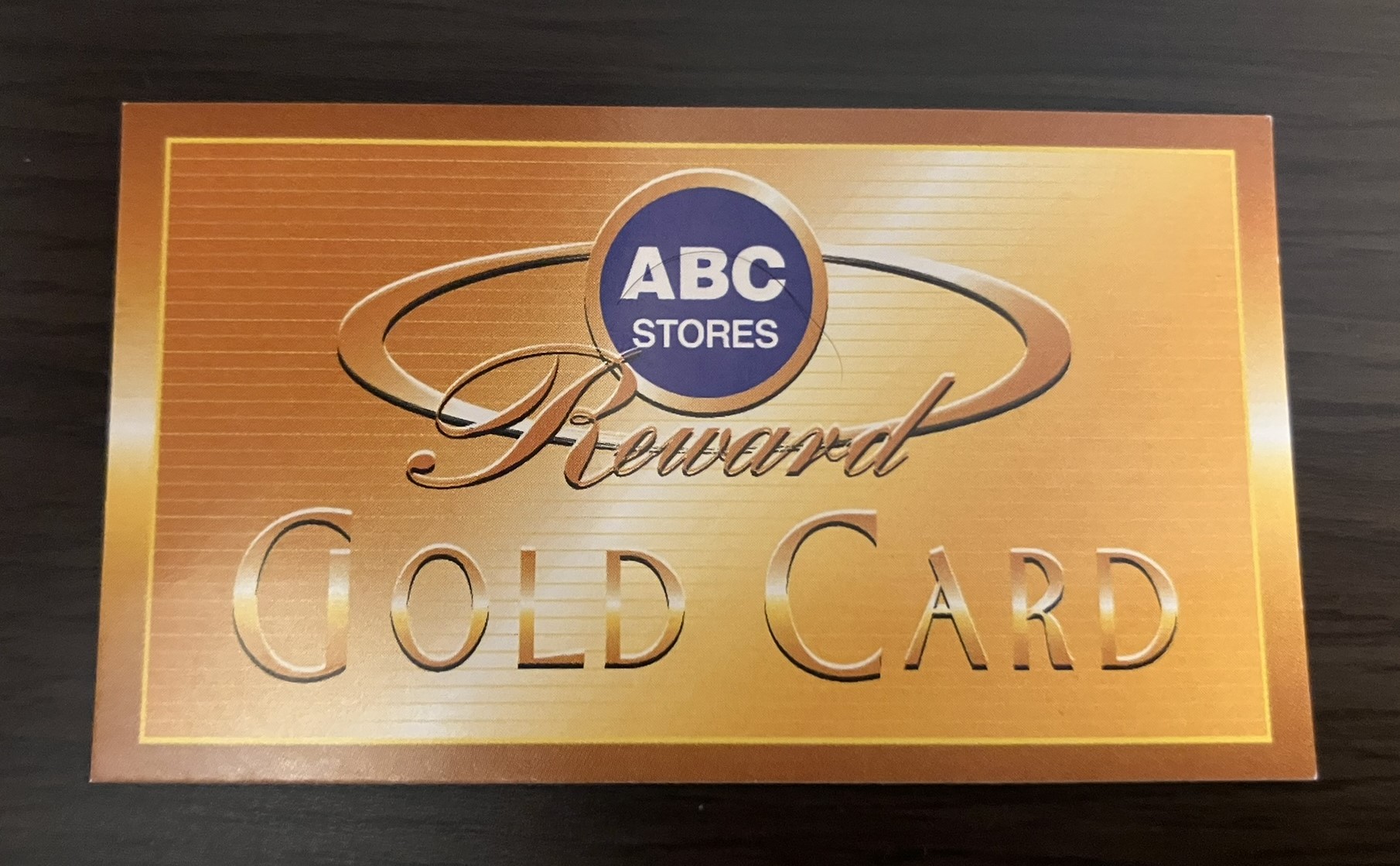 ABCストアのゴールドカード