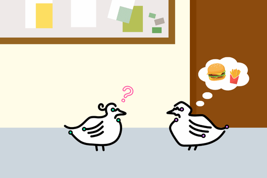 オリジナル例文"Let me see..."